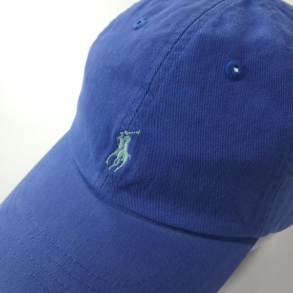 [BUNJANG] Polo Ralph Lauren Aqua Blue Chino Cap Hat / CA656 폴로 아쿠아블루 볼캡 모자
