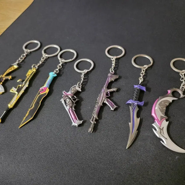 [BUNJANG] Valorant Gun Skin Keychain Bundle / 발로란트 총기스킨 키링(일괄)