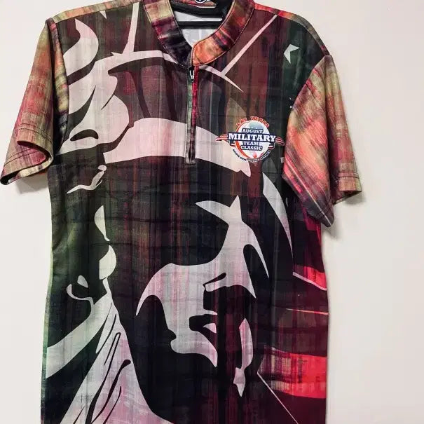 [BUNJANG] Bowling USA Logo Infusion Military Graphic T-Shirt / 볼링 미국 로고 인퓨젼 남자S 밀리터리 전사 티셔츠(여성가능)