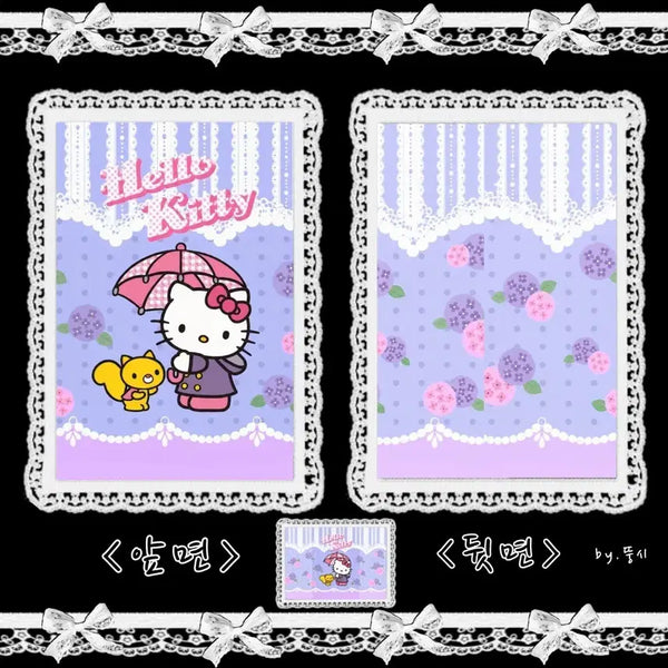 [BUNJANG] Sanrio Kitty Character Wrapping Paper Design (Handmade Envelope) A4 JPEG File / 포용)) 캐릭터랩핑지 산리오 '키티' (수제봉투) 도안 판매 A4