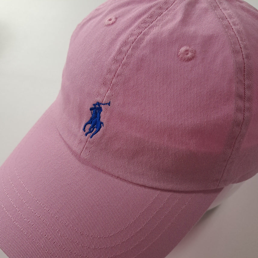 [BUNJANG] Polo Ralph Lauren Pink Pony Embroidered Cotton Baseball Cap / CA658 폴로 핑크 볼캡 모자