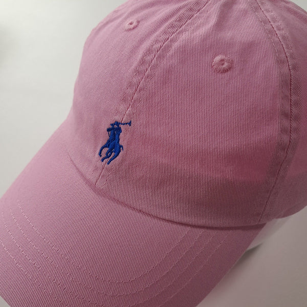 [BUNJANG] Polo Ralph Lauren Pink Pony Embroidered Cotton Baseball Cap / CA658 폴로 핑크 볼캡 모자