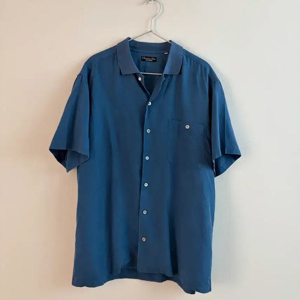 [BUNJANG] Christian Dior Men's Short Sleeve T-Shirt Navy / 크리스찬 디올 남성 반팔 네이비