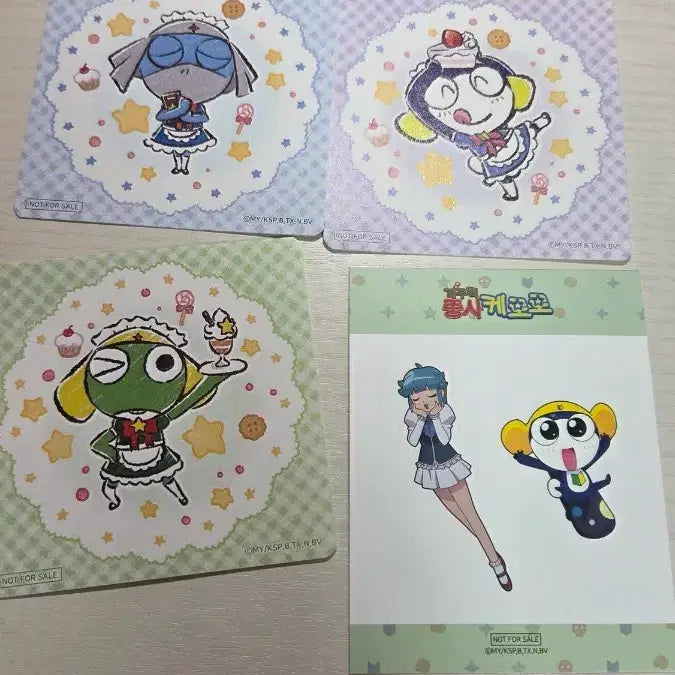 [BUNJANG] Keroro Pop-up Sticker Bundle Set / 케로로 팝업 스티커 일괄