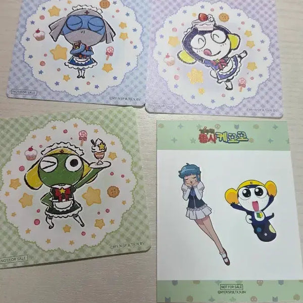 [BUNJANG] Keroro Pop-up Sticker Bundle Set / 케로로 팝업 스티커 일괄