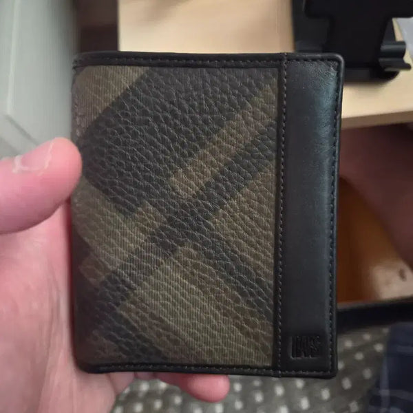 [BUNJANG] Daks Check Pattern Men's Wallet / 닥스 체크 패턴 남성 지갑