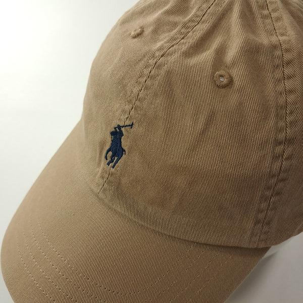 [BUNJANG] Polo Ralph Lauren Beige Cotton Signature Pony Embroidered Ball Cap / CA660 폴로 베이지 볼캡 모자