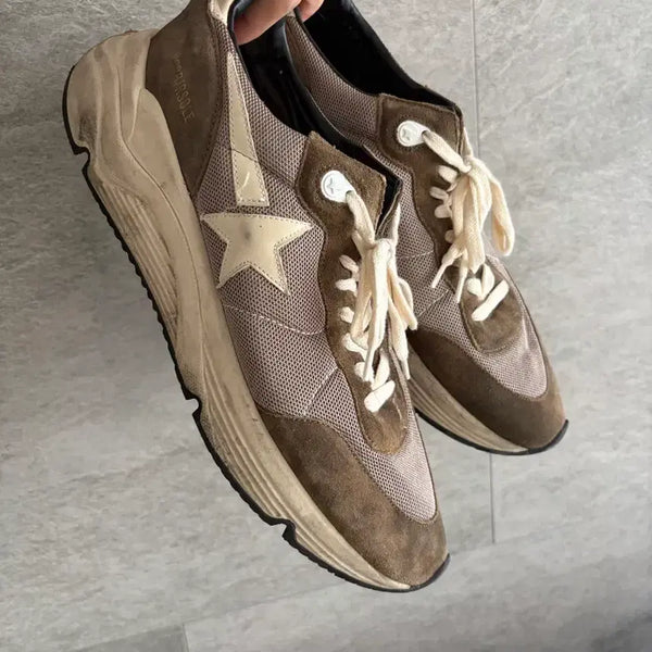 [BUNJANG] Golden Goose Running Sole Sneakers Khaki Size 44 / 44사이즈 골든구스 런닝솔 카키