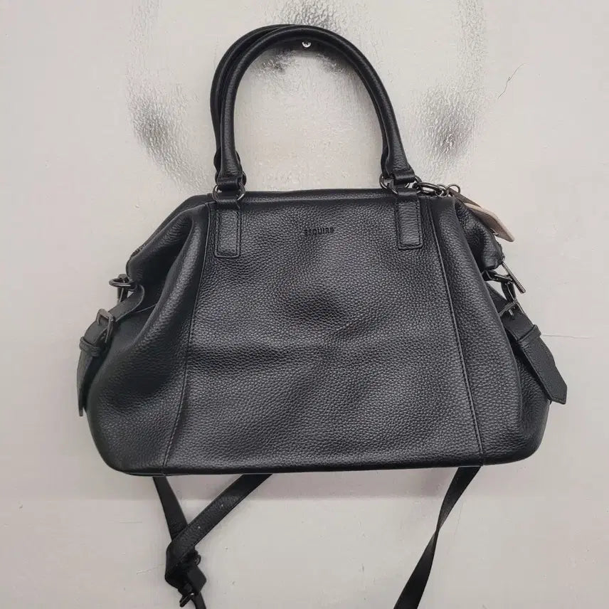 [BUNJANG] Esquire Leather Shoulder Bag Crossbody (Cowhide) / [free size] 에스콰이어 가죽 숄더백 크로스백 (소가죽)