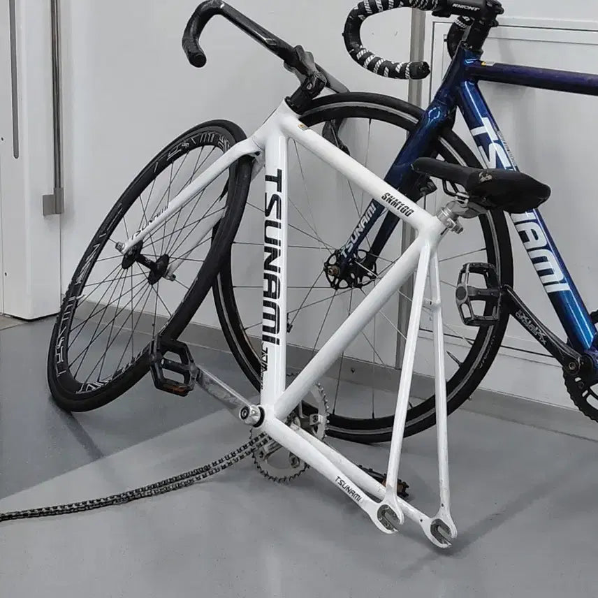 [BUNJANG] Tsunami White Track Bike / 쓰나미  화이트