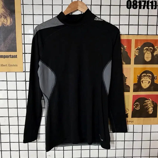 [BUNJANG] Adidas Black Long Sleeve T-Shirt Size 110 / 아디다스 검정색 긴팔 티셔츠 110 0817