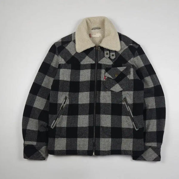[BUNJANG] Levi's Sherpa Check Jacket [L] / 리바이스 체크 셰르파 자켓 [L]
