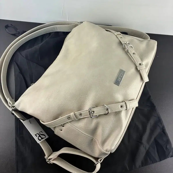[BUNJANG] Ason Dual Backpack Beige / 애즈온 ason 데이 듀얼 백 베이지