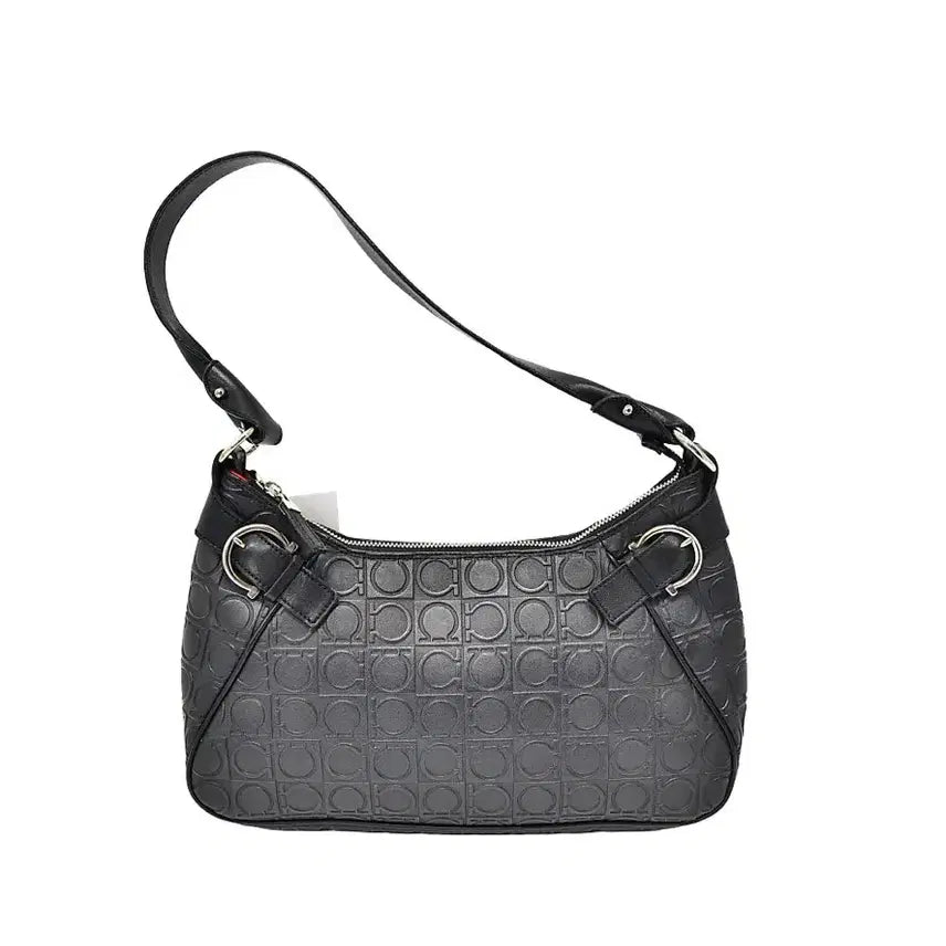 [BUNJANG] Salvatore Ferragamo Gancini Pattern Shoulder Bag / 페라가모 간치니 패턴 숄더백(정품)