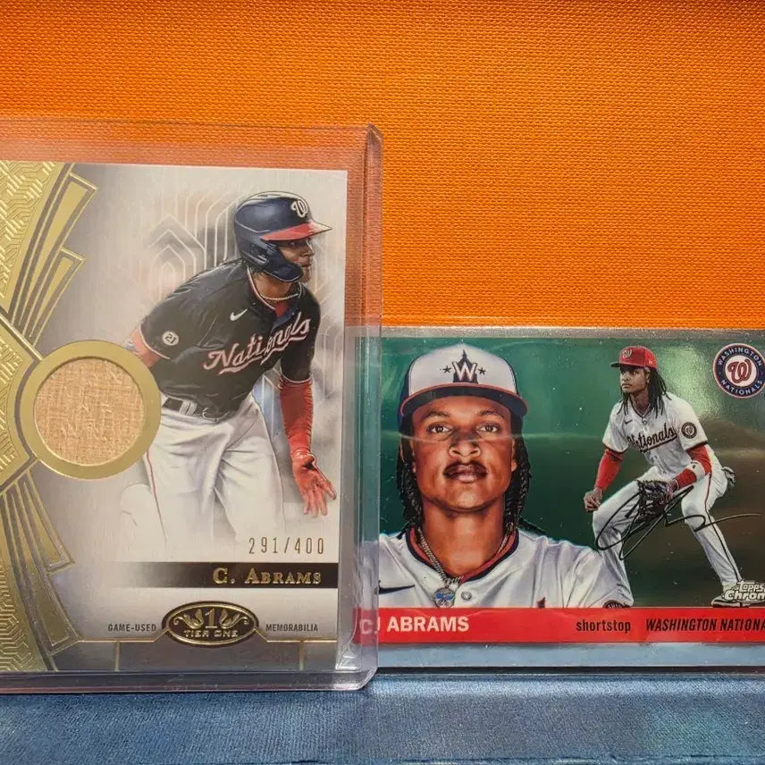 [BUNJANG] CJ Abrams Relic Cards Bundle / [5장] CJ 아브람스(CJ Abrams) 렐릭 등