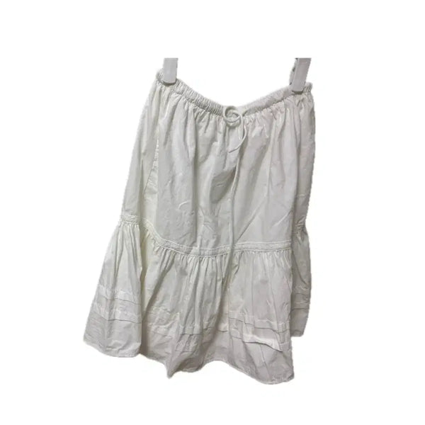 [BUNJANG] NewNewHouse White Ruffle Skirt / 뉴뉴하우스 화이트 캉캉 스커트