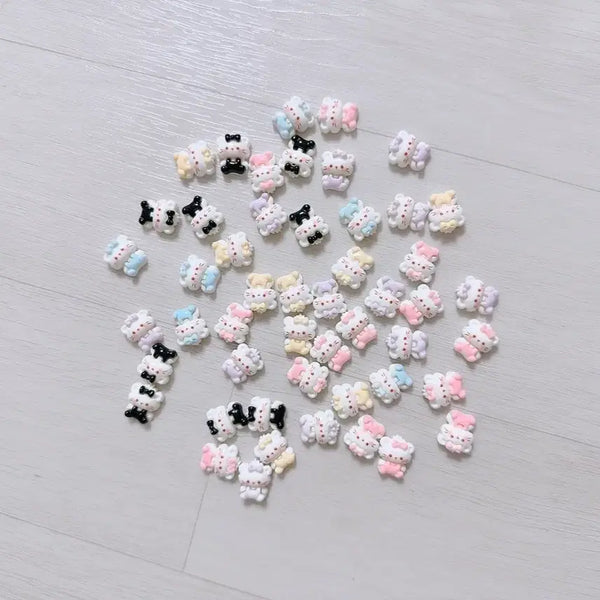 [BUNJANG] Mini Nail Charms Set (50 pcs) / 네일 파츠 , 미니 파츠 50개 일괄 / 새상품