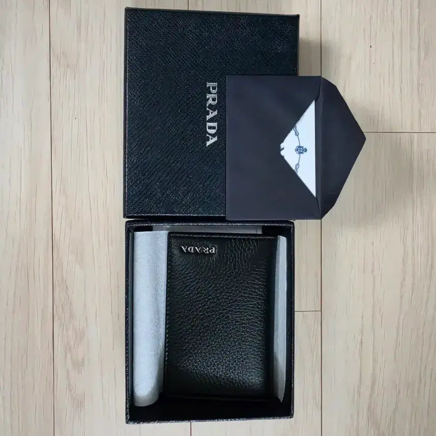 [BUNJANG] Prada Saffiano Leather Card Holder / 프라다 2MC101 카드지갑