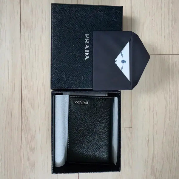 [BUNJANG] Prada Saffiano Leather Card Holder / 프라다 2MC101 카드지갑