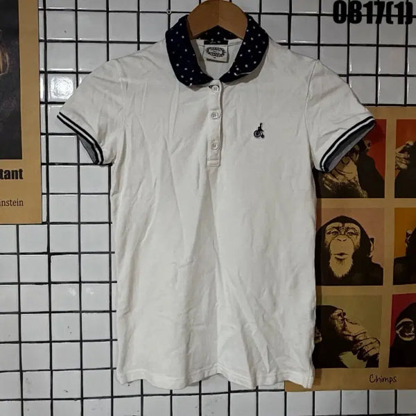 [BUNJANG] Beanpole Short-Sleeve Collar T-shirt / 빈폴 반팔 카라티 85 0817