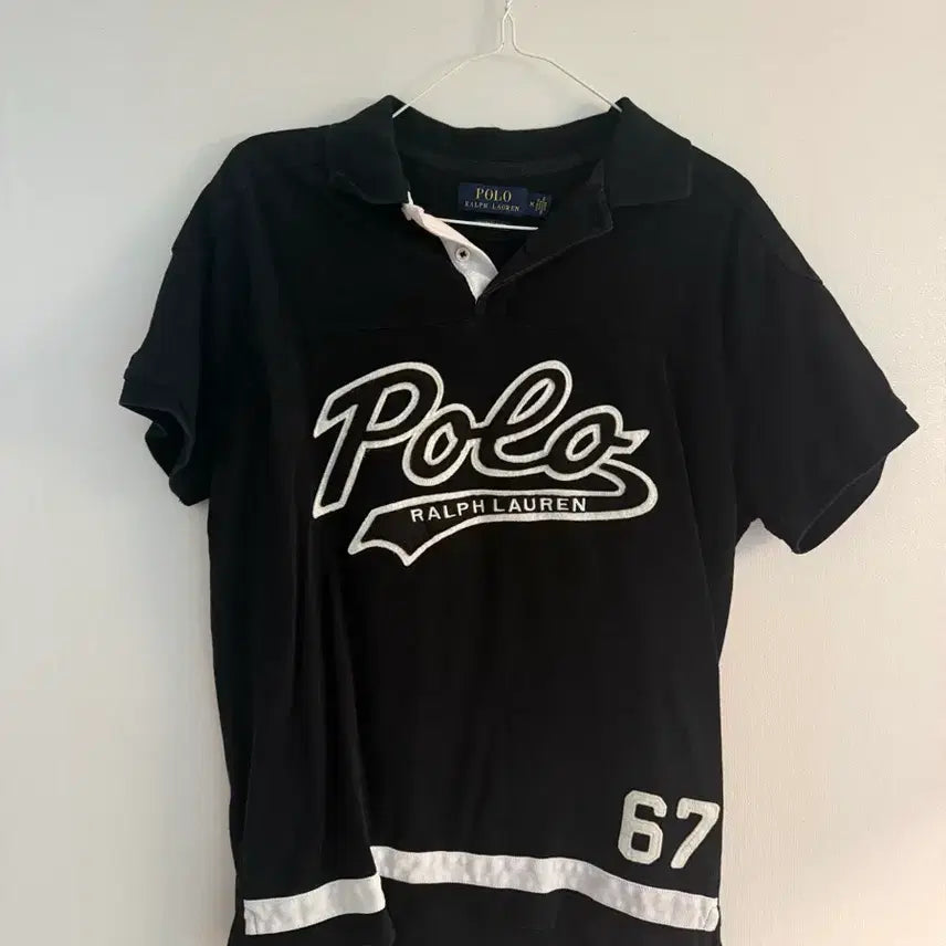 [BUNJANG] Polo Ralph Lauren Black Crewneck T-Shirt / 폴로 랄프로렌 블랙 라운드넥 티셔츠