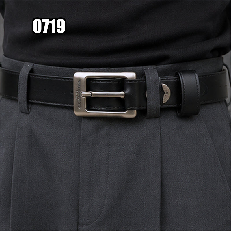 [BUNJANG] Levi's Strauss Men's Black Leather Belt / 리바이스 스트라우스 남성용 블랙 가죽 벨트 새상품