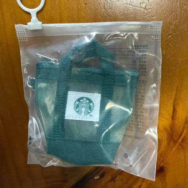 [BUNJANG] Starbucks Mesh Mini Bag Keyring / 스타벅스 메쉬 미니백 키링