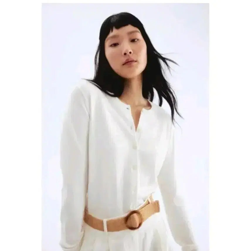 [BUNJANG] H&M Fine Knit Cardigan - Cream / H&M 에이치앤엠 파인 니트 가디건 - 크림
