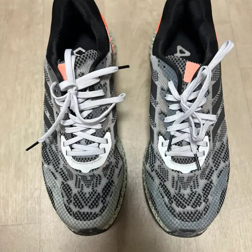 [BUNJANG] Adidas 4D Running Shoes Grey/Orange / 아디다스 4D 런닝화 그레이/오렌지