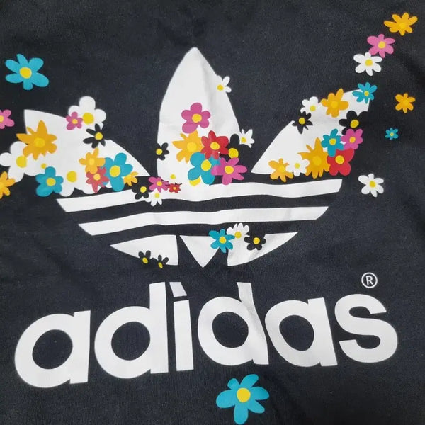 [BUNJANG] Vintage Adidas Floral Print Short Sleeve T-Shirt / 빈티지 아디다스 꽃 반팔