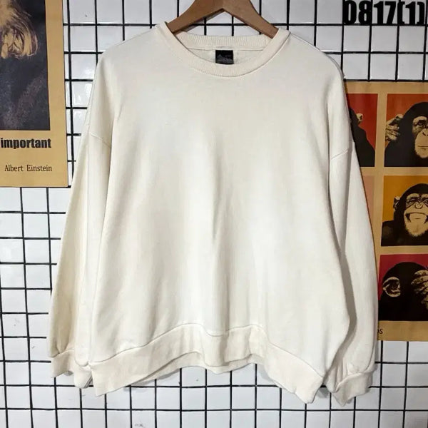 [BUNJANG] Adidas Crewneck Sweatshirt XS Light Beige / 아디다스 맨투맨 XS 0817