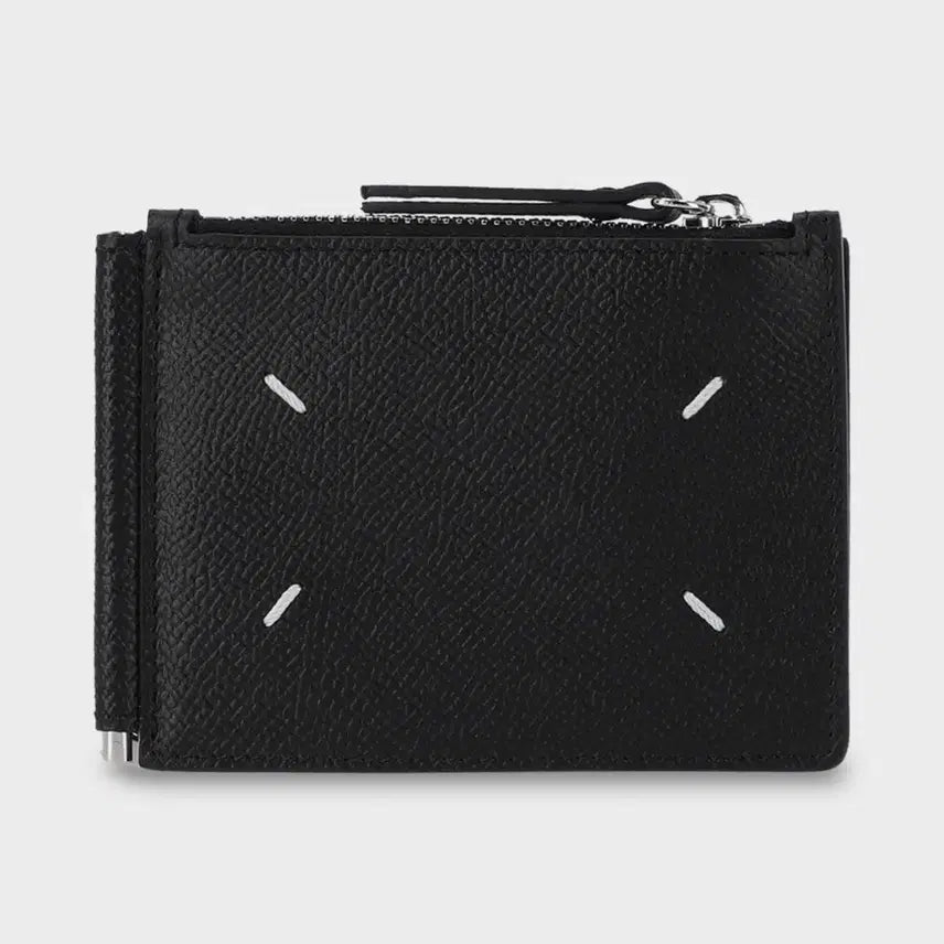 [BUNJANG] Maison Margiela Bubin Leather Money Clip Wallet Black / 메종 마르지엘라 보빈 레더 머니 클립 지갑 블랙