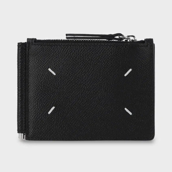 [BUNJANG] Maison Margiela Bubin Leather Money Clip Wallet Black / 메종 마르지엘라 보빈 레더 머니 클립 지갑 블랙