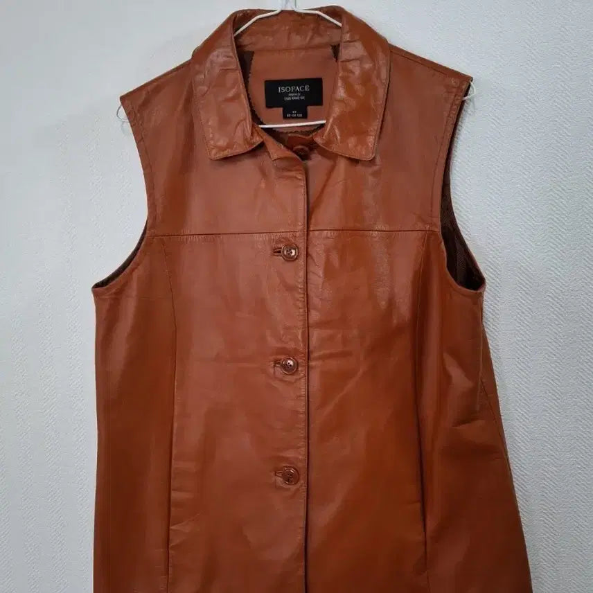 [BUNJANG] ISABEL MARANT Leather Vest Brown / 이소페이스 가죽 베스트 브라운