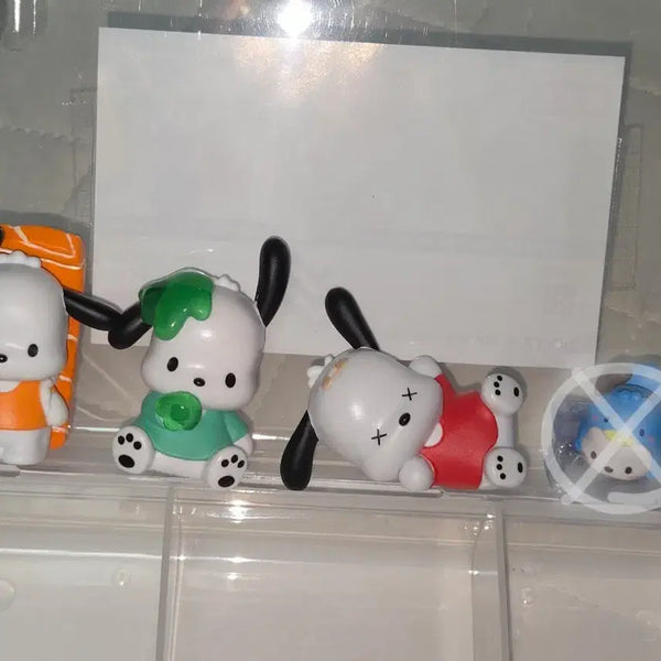 [BUNJANG] Pochacco Gacha Figure Set (Sushi, Jelly, Fall Down) / 포차코 가챠 피규어 (스시, 젤리, 꽈당)
