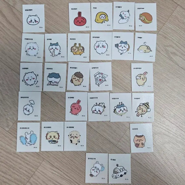 [BUNJANG] Cheekawhoo Sticker Collection Vol. 3 Bundle Set / 치이카와 띠부씰 3탄 일괄판매