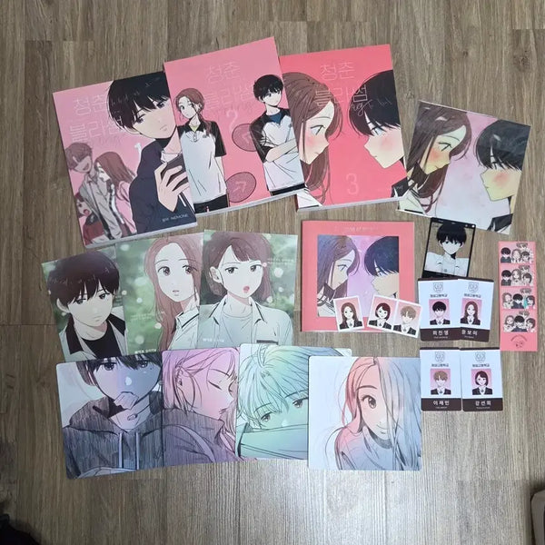 [BUNJANG] Cheongchun Blossom Bom's Flower Hardcover Books & Merchandise Bundle / 청춘블라썸 보미의 꽃 단행본 & 굿즈 일괄 !!!!