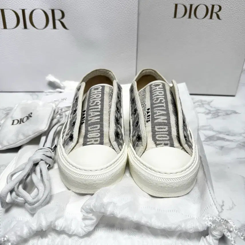 [BUNJANG] Dior Walk'n'Dior Sneakers Oblique Grey / [A+급] 디올 워크앤디올 스니커즈 오블리크 그레이