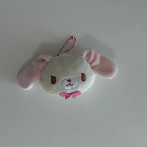 [BUNJANG] Sugarbunnies Shirousa Face Coin Pouch Keychain / 슈가바니즈 시로우사 페이스 동전지갑 키링