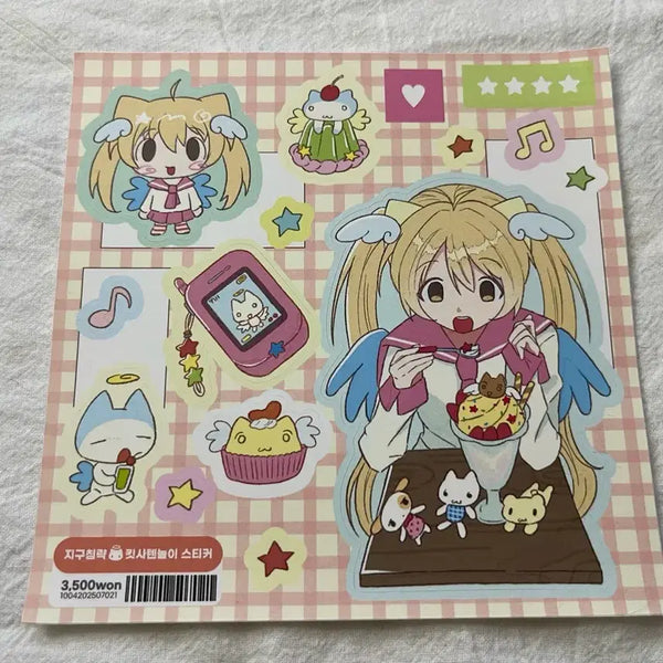 [BUNJANG] Earth Invasion Kissaten Sticker Set / 지구침략 킷사텐 통판 스티커