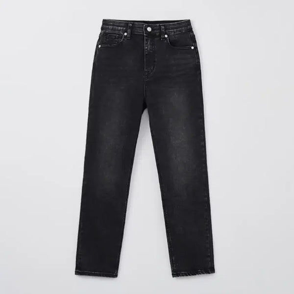 [BUNJANG] SPAO Women's Black Denim Pants (Size 30) / (새상품) 여성 블랙데님바지
