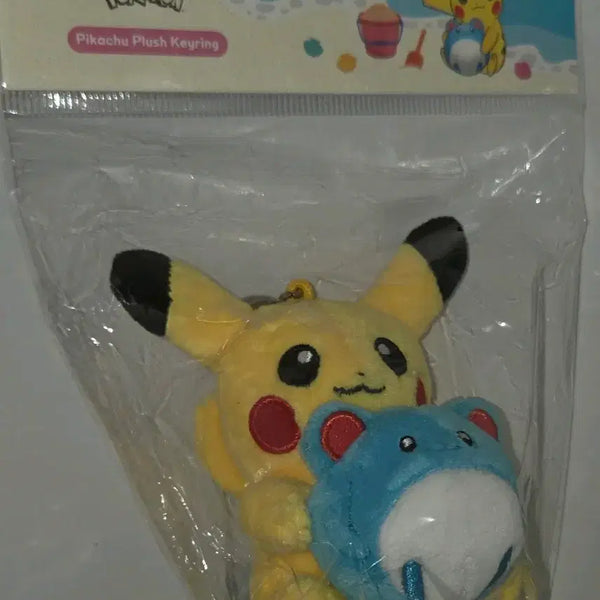 [BUNJANG] Pokemon Olive Young Official Collaboration Limited Marill Beach Ball Pikachu Plush Keychain (Sealed) / 미개봉) 포켓몬스터 올리브영 공식 콜라보 한정 마릴 비치볼을 든 피카츄 인형 키링 판매
