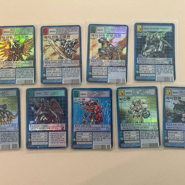 [BUNJANG] Digimon Card 9-Card Set (AncientGreymon, AncientGarurumon) / 디지몬 카드 9장 세트 (에이션트그레이몬, 에이션트가루몬)