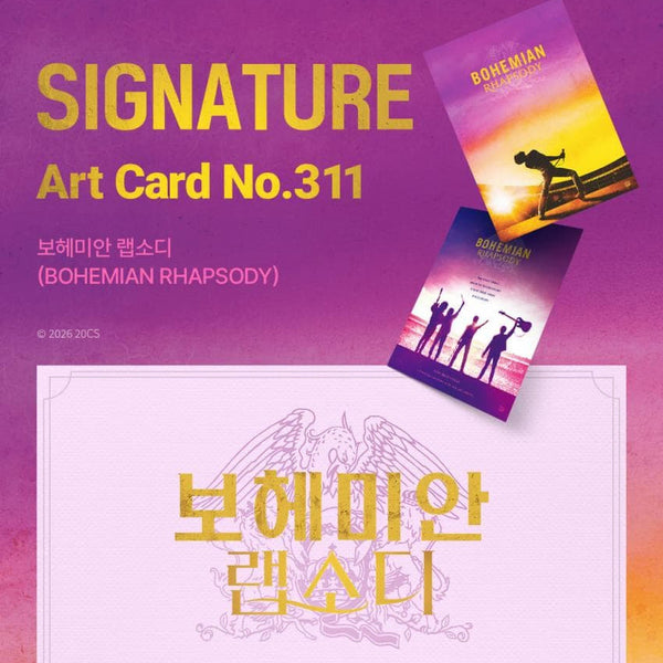 [BUNJANG] Bohemian Rhapsody Signature Art Card No. 311 / 보헤미안 랩소디 아트카드 No.311 /Signature Art Card