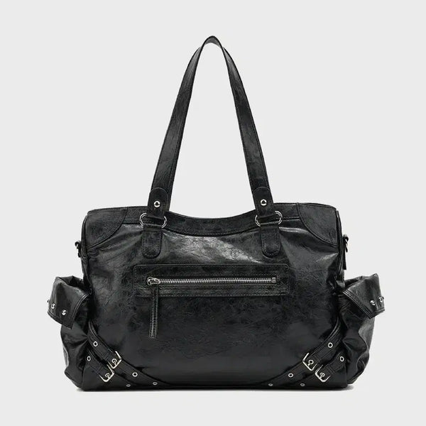 [BUNJANG] Dainnit Stud Pocket Big Bag / 다이닛 스터드 포켓 빅백