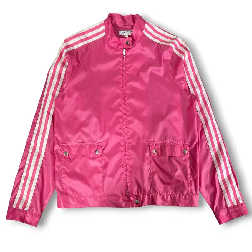 [BUNJANG] Adidas Retro Hot Pink Windbreaker Jacket / (95) 아디다스 레트로 핫핑크 바람막이 자켓