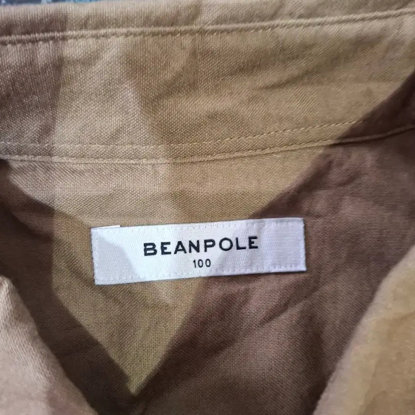 [BUNJANG] Beanpole Shirt Beige Size 100 / 빈폴 셔츠 100