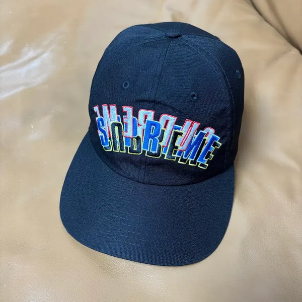 [BUNJANG] Supreme Stacked Cordura 6-Panel Ball Cap Black 21SS / 슈프림 6패널 볼캡 모자 스택드 코듀라 블랙 21SS
