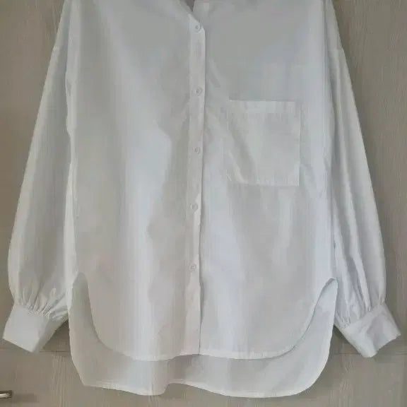 [BUNJANG] White Long Shirt / 화이트 롱셔츠 새상품