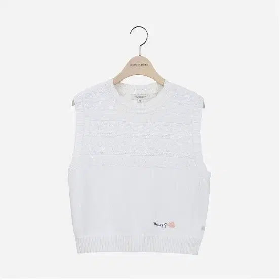 [BUNJANG] Thursday Island Cable Embroidery Vest / 써스데이아일랜드 변형케이블자수베스트